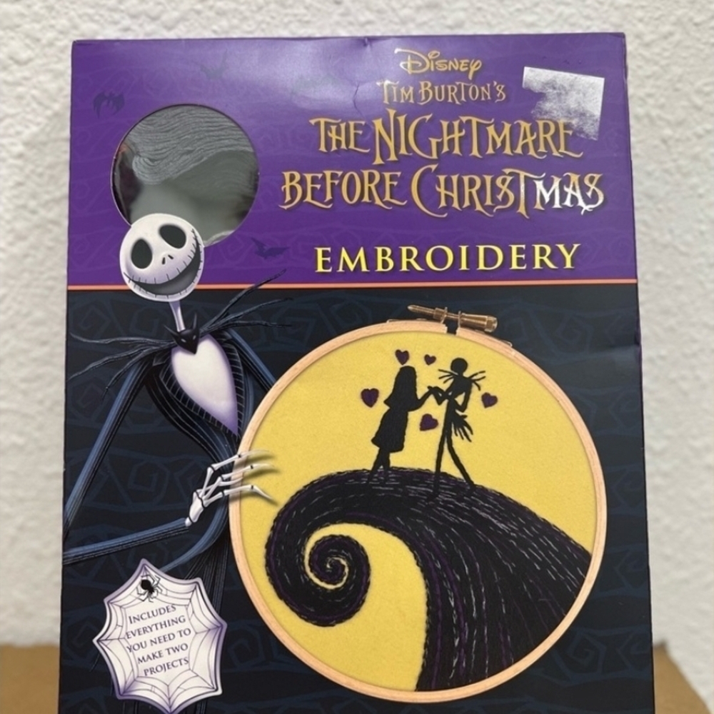 DISNEY The Nightmare Before Christmas Embroidery Kit NEW In Box